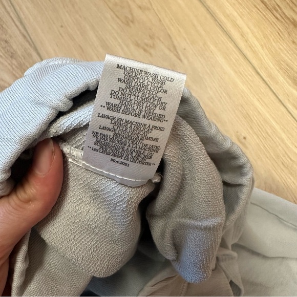 Z Supply Women’s Cyprus Washed Wide Leg Lounge Pant Sz Small Blue Mist - Picture 13 of 15